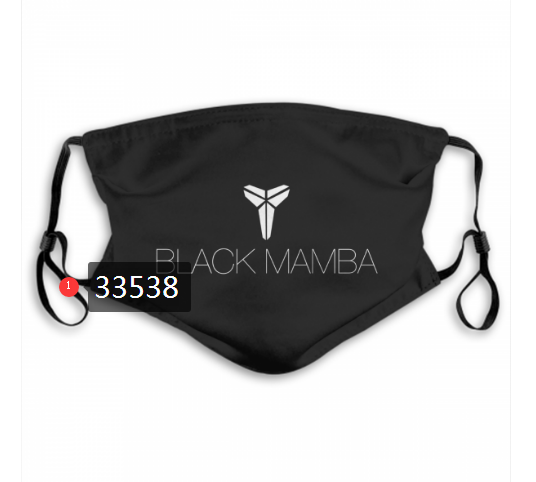 2021 NBA Los Angeles Lakers #24 kobe bryant 33538 Dust mask with filter->nba dust mask->Sports Accessory